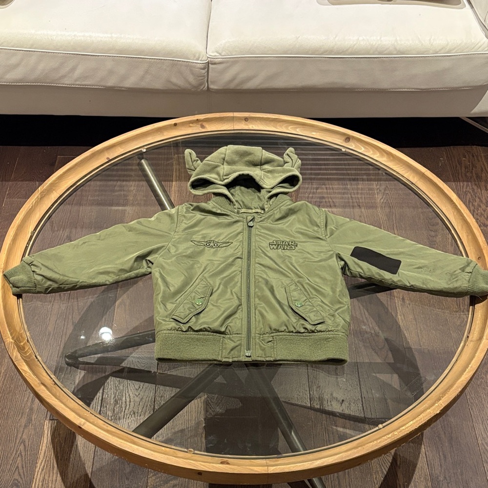 GAP Kids Olive Green Jacket with Hood